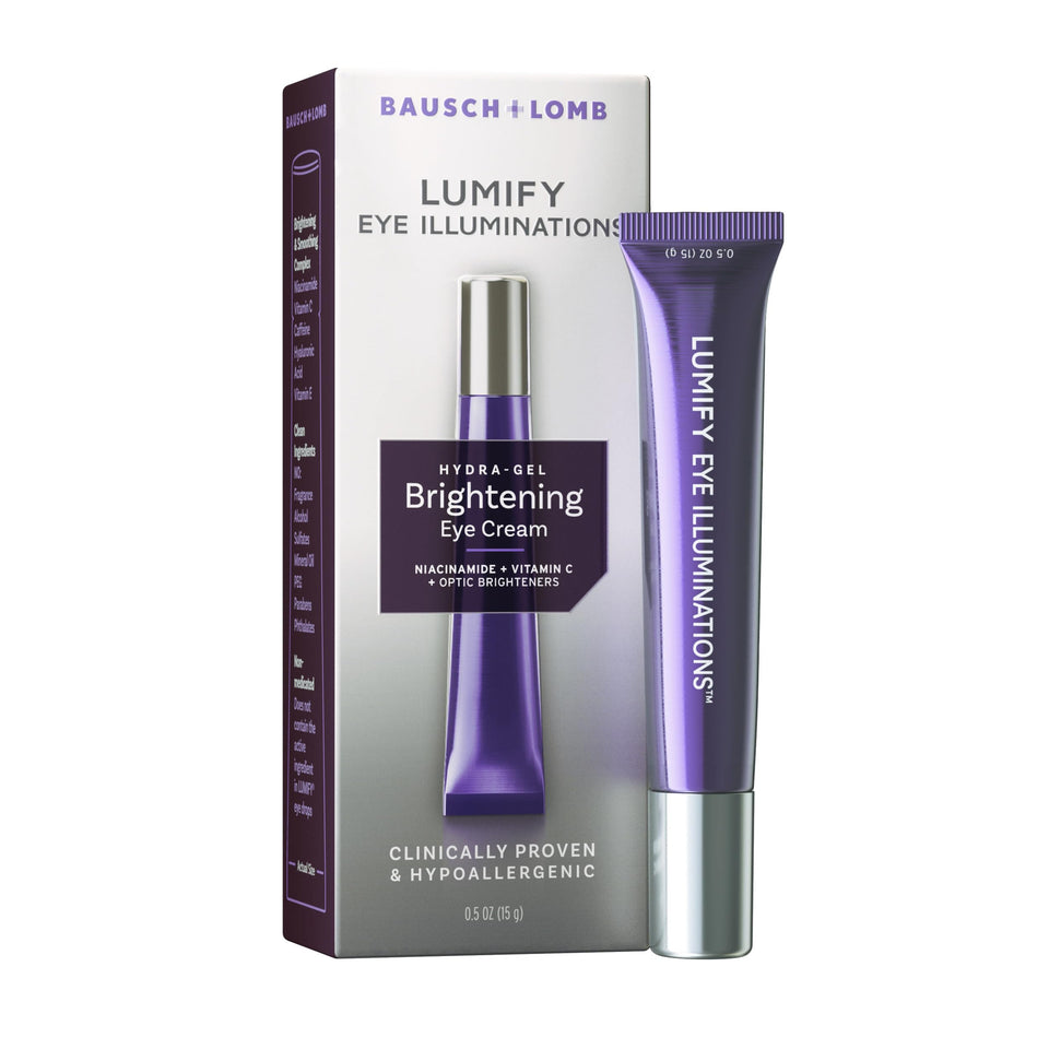 LUMIFY front tube packaging showing product name and size for clear identification