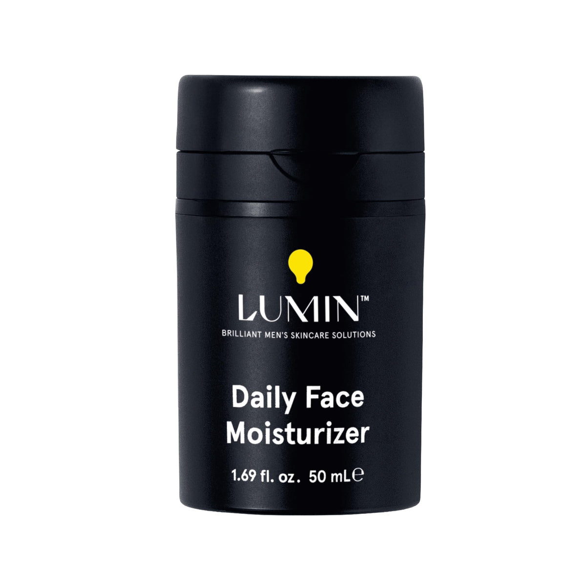 Lumin front packaging showing 50ml tube and clear branding benefits