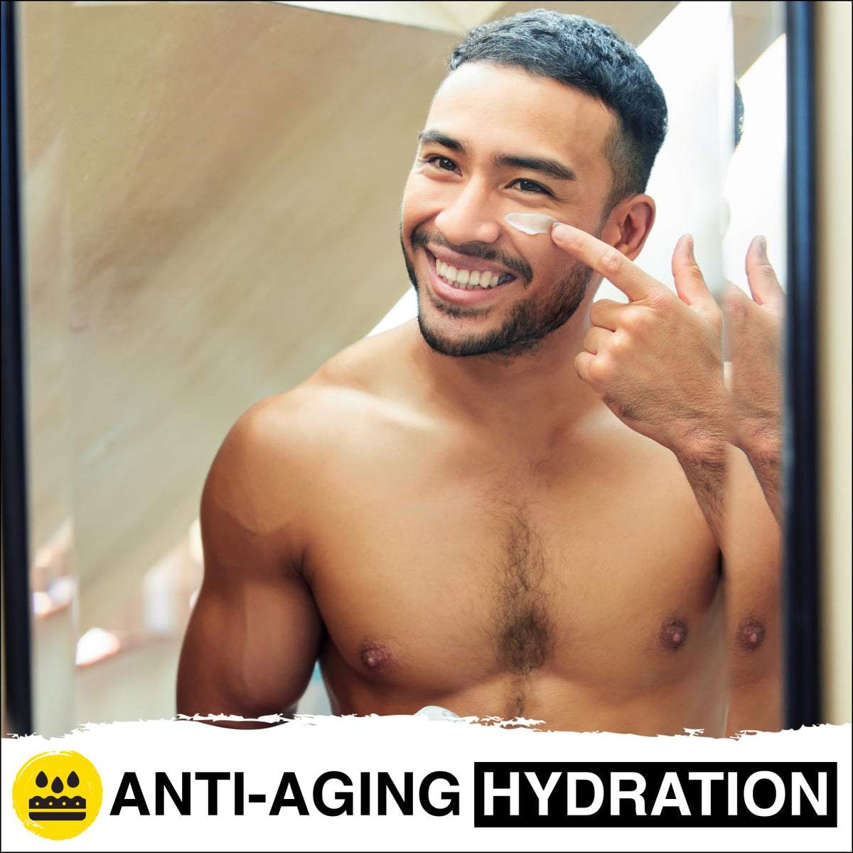 Lumin daily moisturizer dispensed on hand hydrates without greasiness