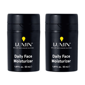 Lumin front packaging 50ml showing sleek bottle and clear branding benefits portability