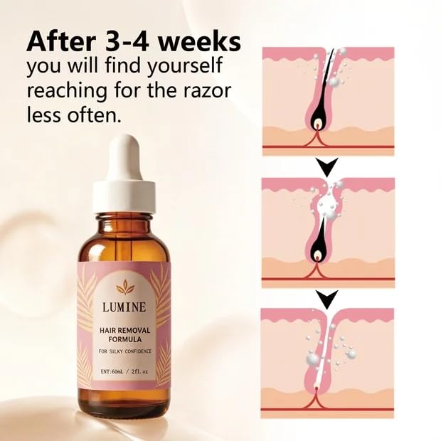 LUMINE oil on hand demonstrating quick absorption and skin smoothing benefit