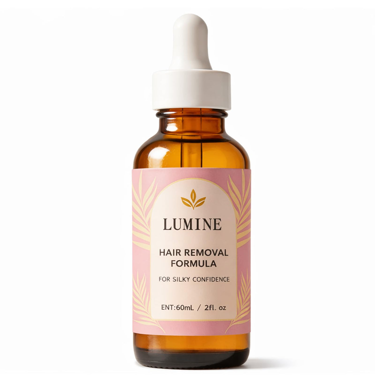 LUMINE front bottle view showing clean packaging and travel-ready size benefit