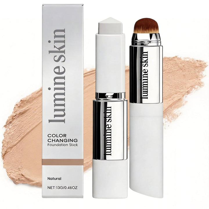 Lumine Skin front packaging showing sleek dual-ended stick for easy travel