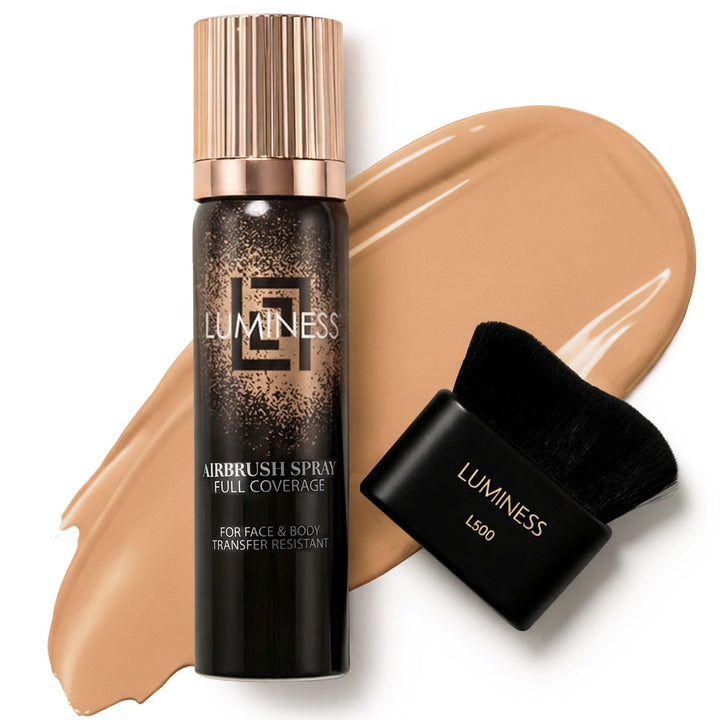 LUMINESS front packaging of body perfector showing product and benefit of full coverage