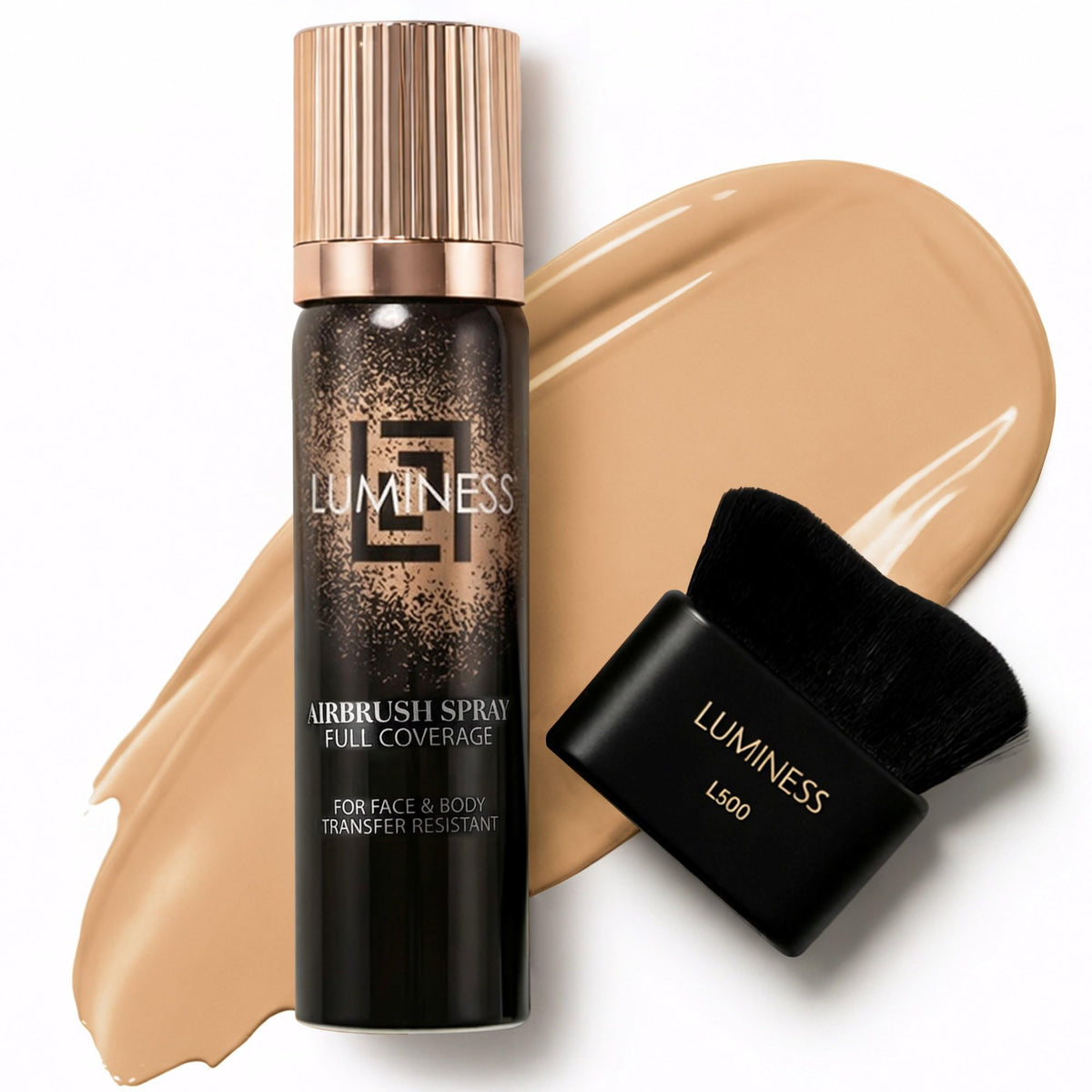 LUMINESS front packaging showing product and benefit long-wear concealment