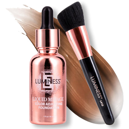 LUMINESS front packaging showing kit contents and benefit of adaptive coverage