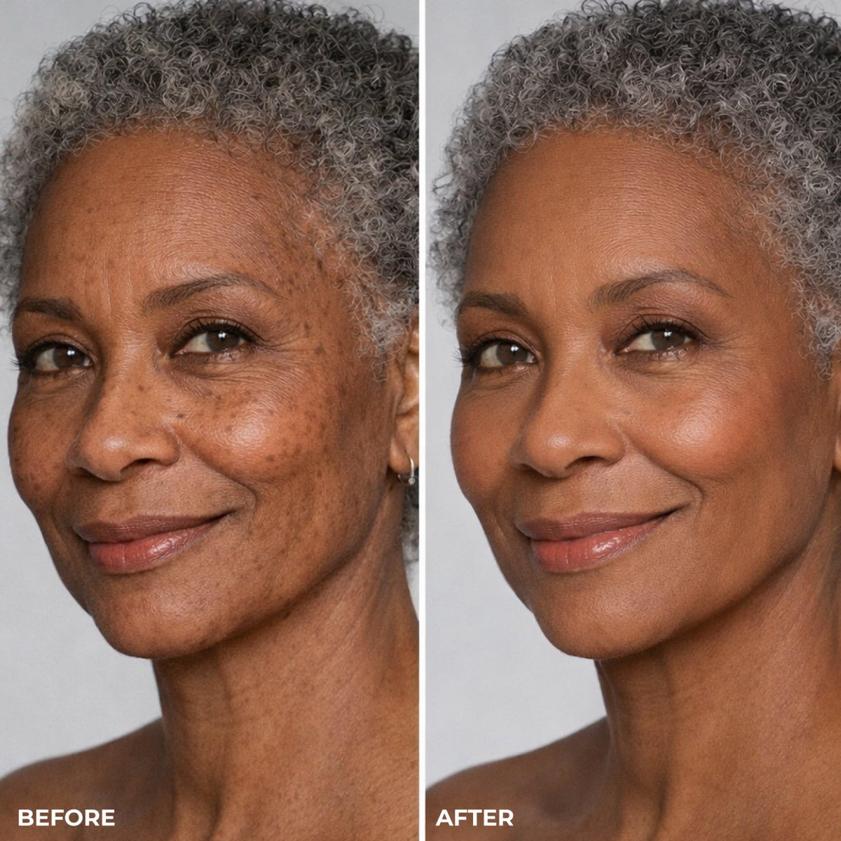 LUMINESS primer pump close-up highlighting SPF 50 protection and smooth base