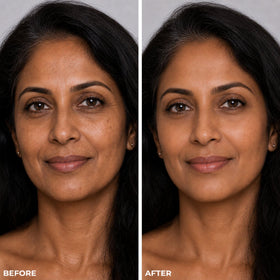 LUMINESS SPF 50 primer pump dispensed for smooth sun protection