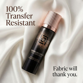 LUMINESS silky texture close-up illustrating blendable, natural-looking finish