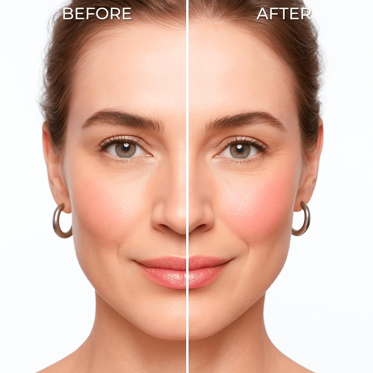 LUMINESS close-up texture droplet illustrating lightweight, hydrating formula with glow