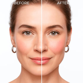 LUMINESS close-up texture droplet illustrating lightweight, hydrating formula with glow