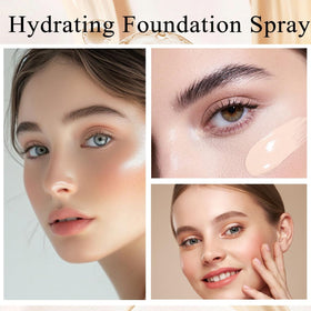Lumiyou before and after face view showing blemish coverage and smoothing