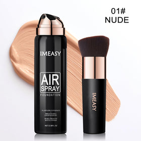 Lumiyou fine mist texture close-up demonstrating even, lightweight coverage