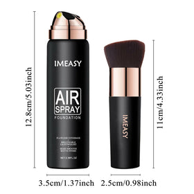 Lumiyou fine spray mist dispersing evenly, demonstrating smooth coverage benefit