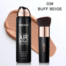Lumiyou texture applied on skin close-up, showing blendable breathable finish benefit