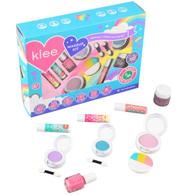 LunaStar eye shadow compacts open displaying Sugar Hill Bloom and Cascade Twist shades