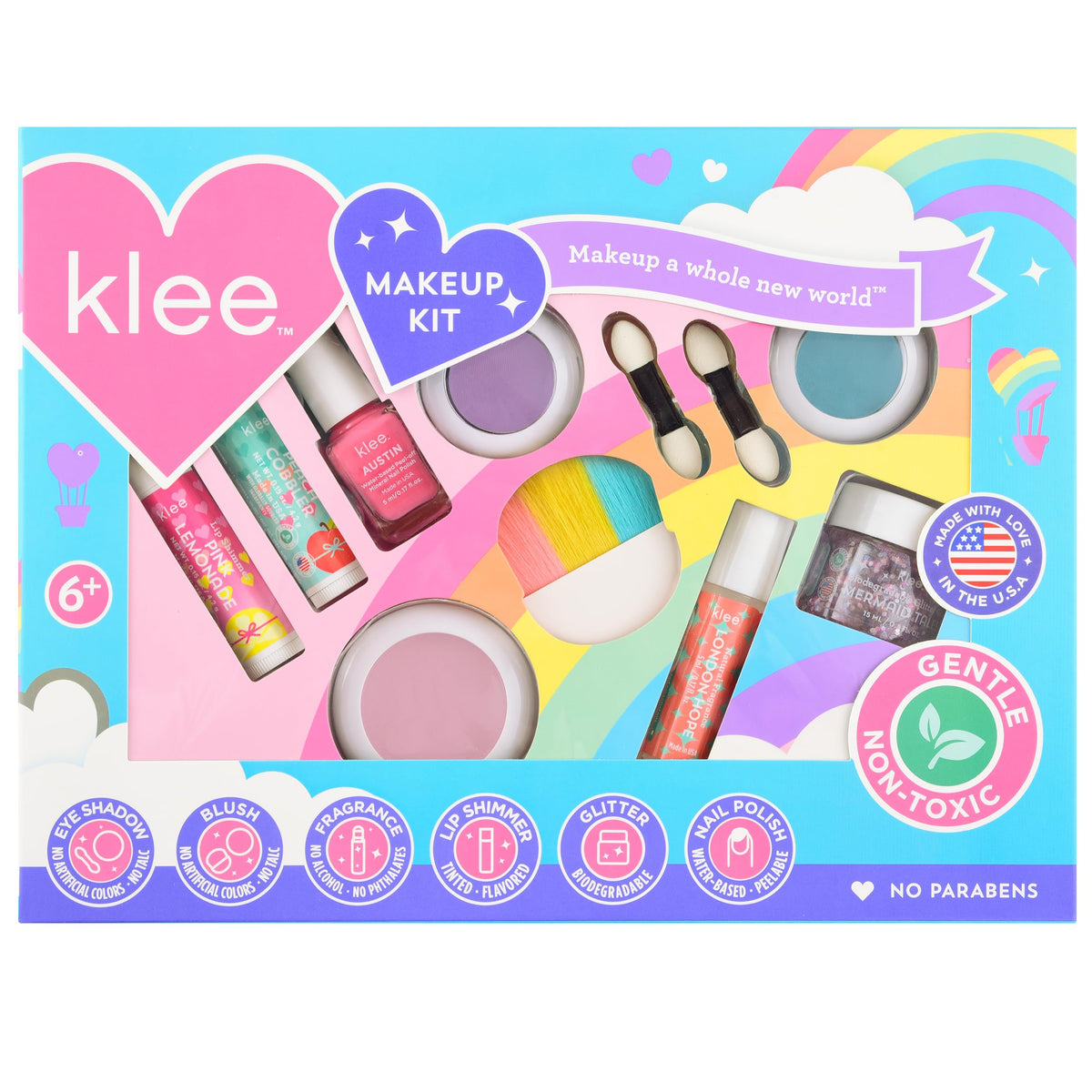 LunaStar front packaging showing full Ray of Bliss kit and safe ingredients benefit