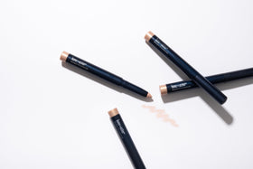 Lune+Aster applied to brow bone highlighting natural lift and flattering universal champagne tone