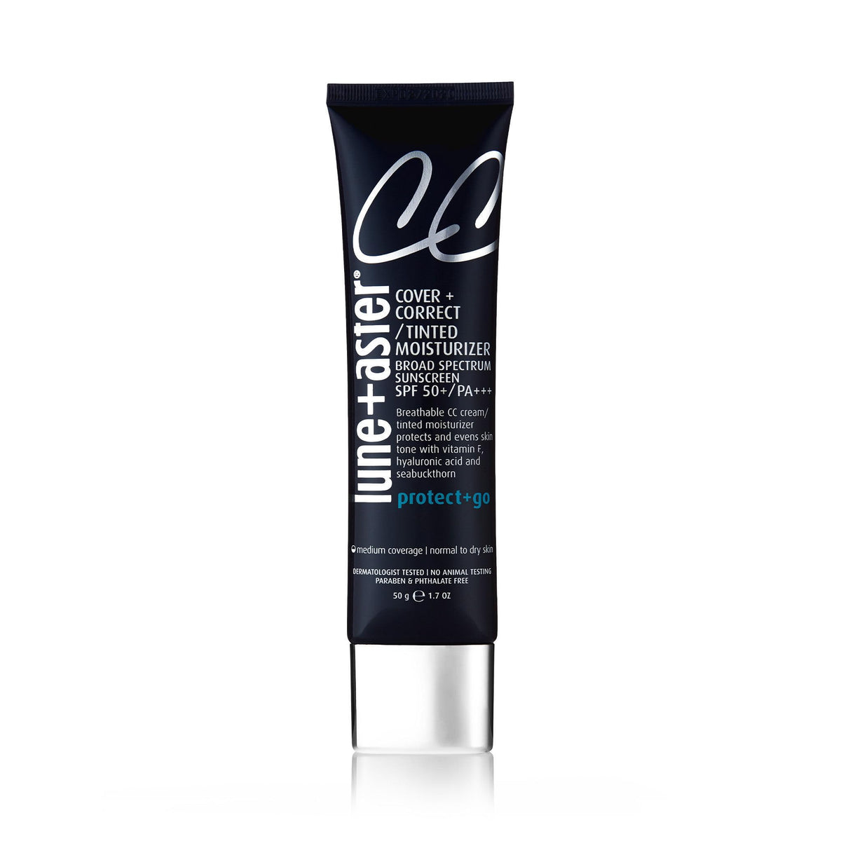 Lune+Aster front packaging showing tube and branding for quick ID and appeal