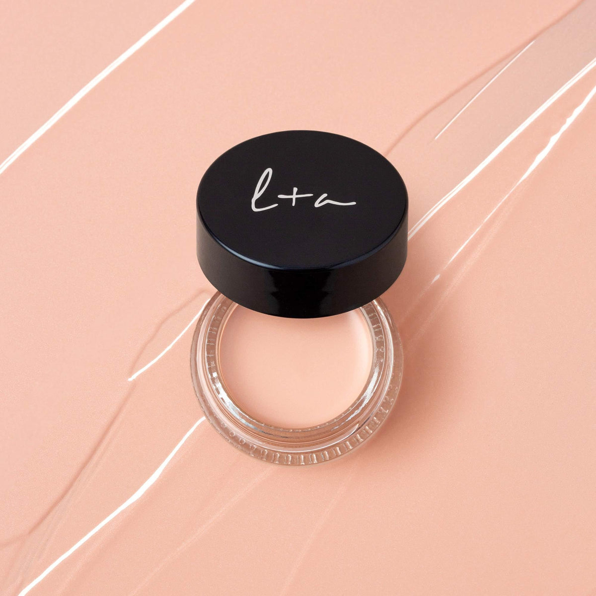 Lune+Aster creamy texture close-up demonstrating smooth balm and blendability