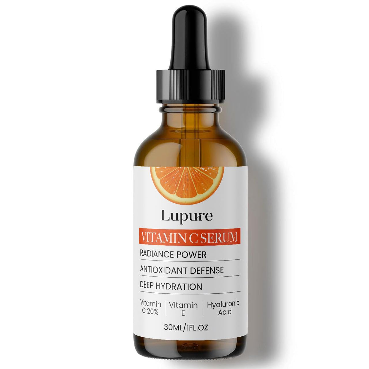 Lupure front packaging showing bottle and box, communicates professional quality