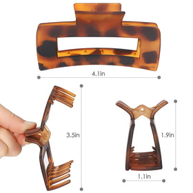 Luraseea crossed shark teeth detail showing secure grip for thicker hair