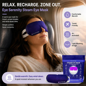 Lure Essentials mask in nighttime setting promoting restful pre-bed routine