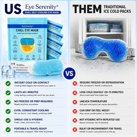 Lure Essentials single mask open ready to apply for instant chill