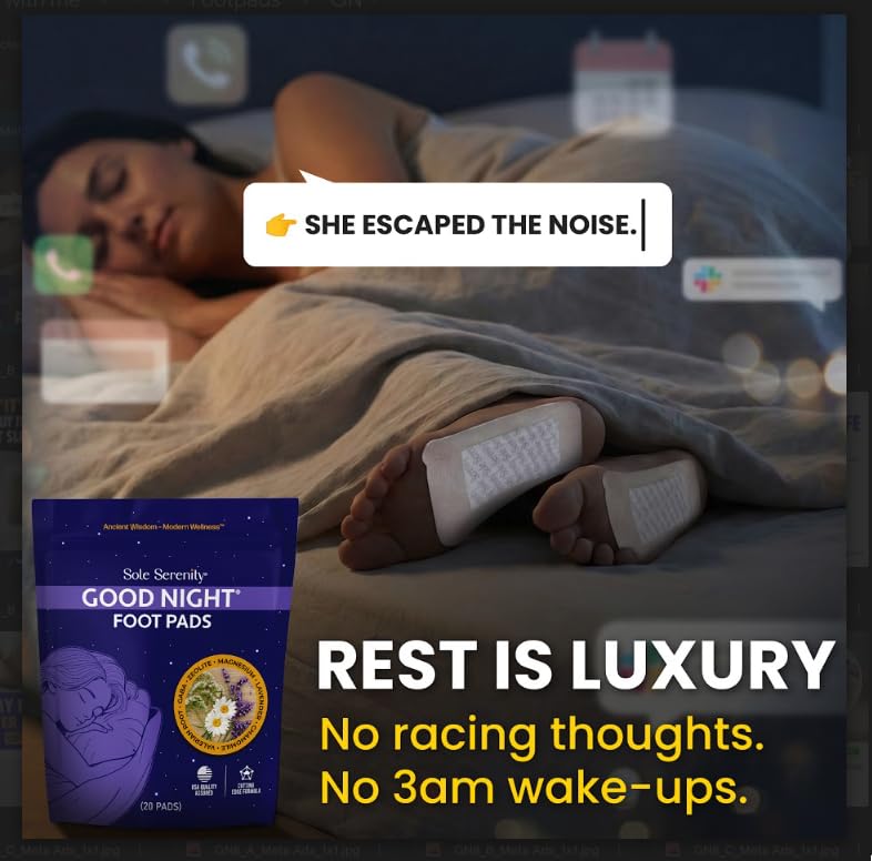 lure essentials pads on nightstand showcasing bedtime convenience