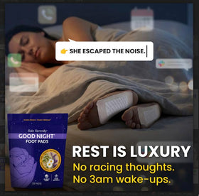 lure essentials pads on nightstand showcasing bedtime convenience