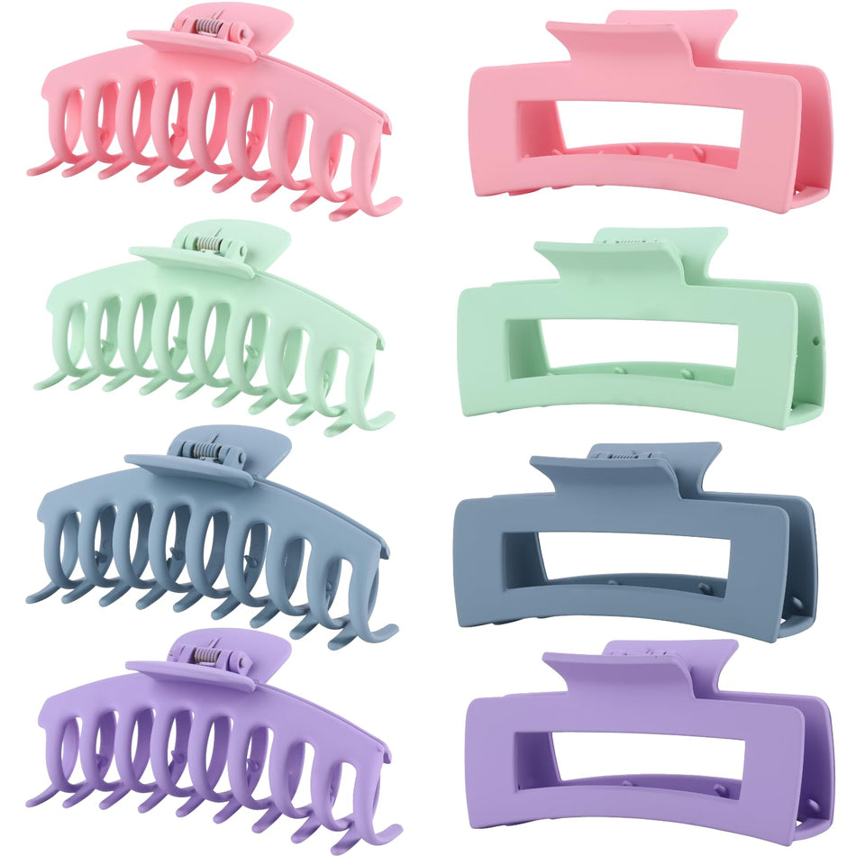LuSeren front packaging showing four pastel clips, convenient gift-ready set