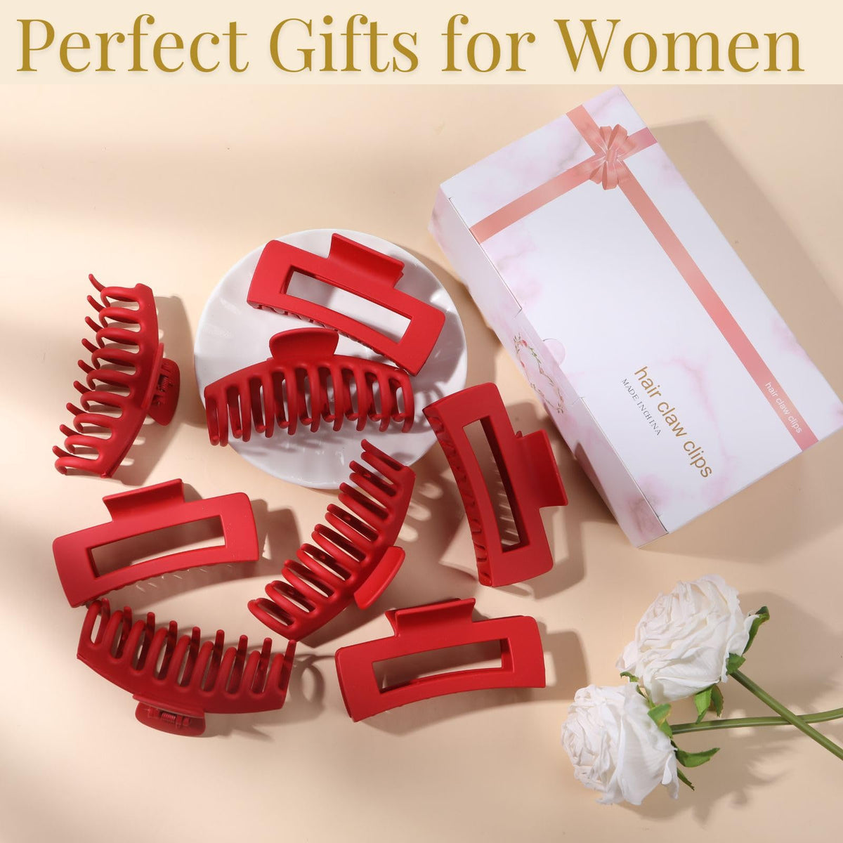 LuSeren gift box with clips inside, protects clips in transit and ready to gift