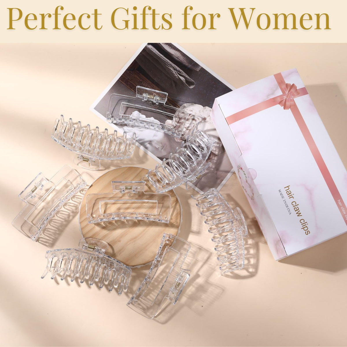 LuSeren gift box packaging protecting clips and ready-to-gift benefit