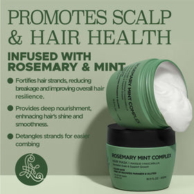 Luseta being applied to wet hair demonstrating deep conditioning and detangling benefit