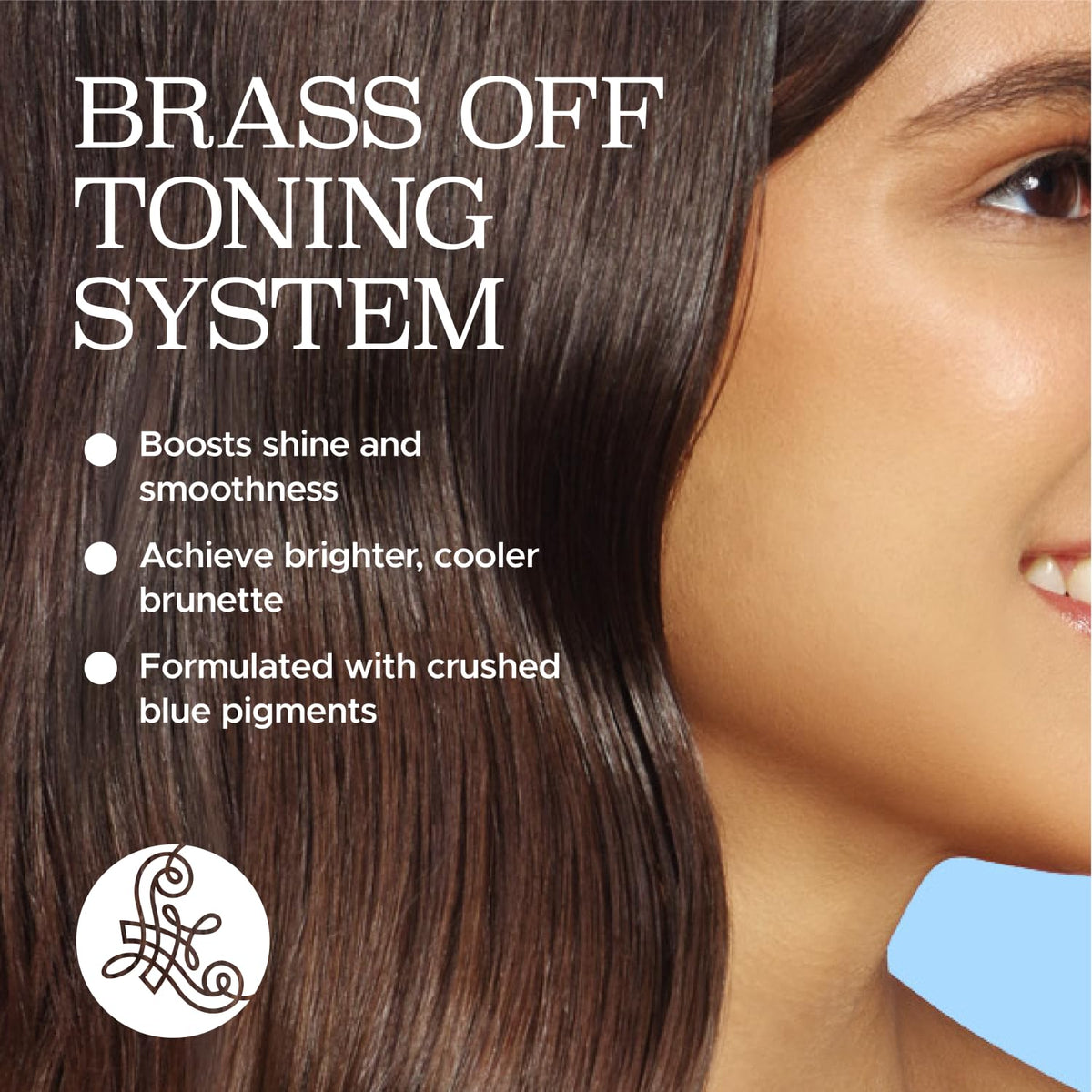 Luseta label close-up highlighting ingredients for stronger, nourished hair