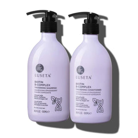LUSETA front packaging showing both bottles and volumizing promise