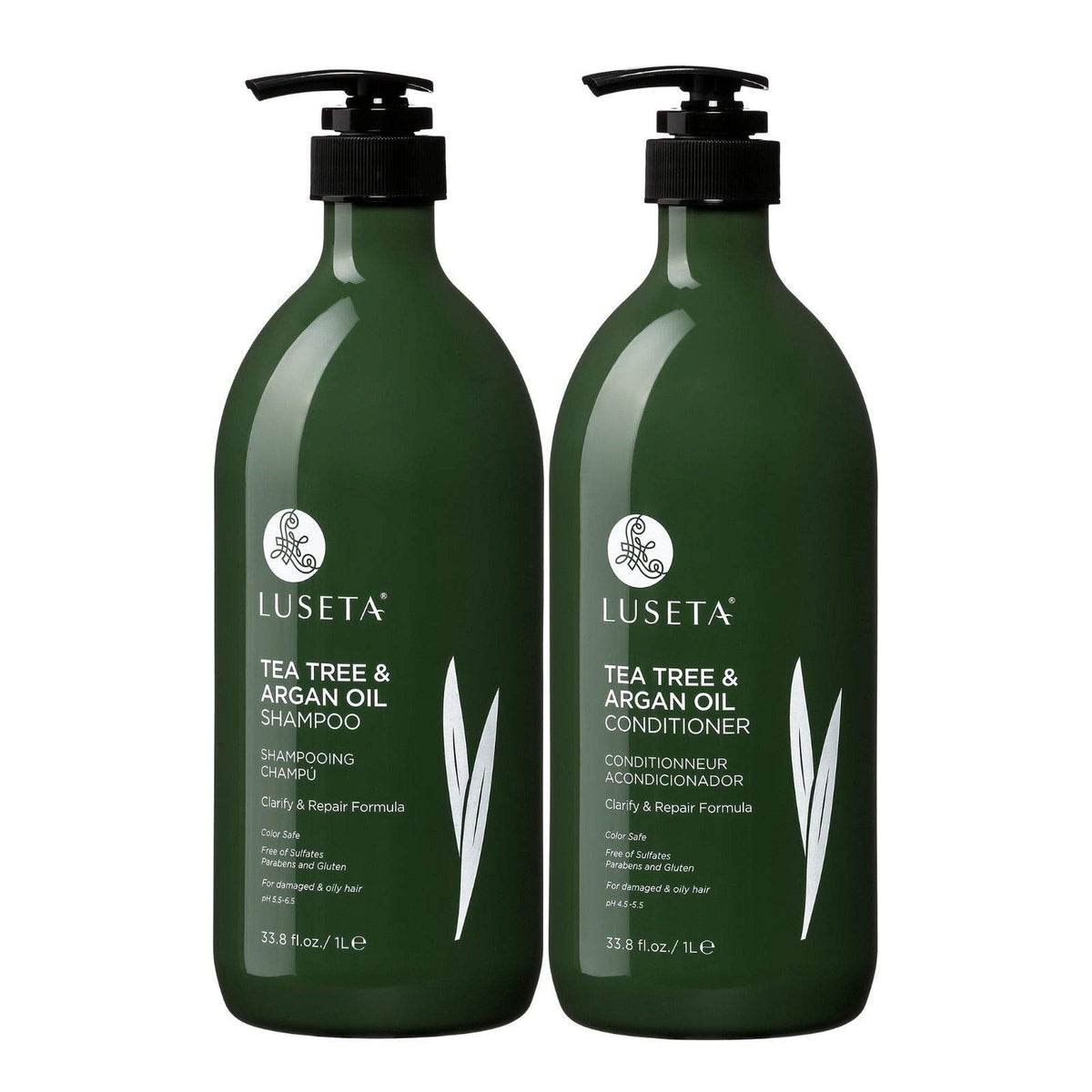 Luseta front packaging showing full detangling set benefits