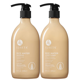 Luseta front packaging set showing both bottles and product benefit