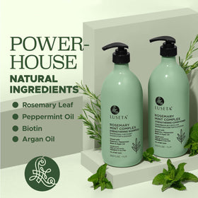 Luseta rich lather close-up cleaning hair and providing hydration