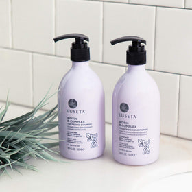 Luseta styled hair lifestyle photo showing smoother, fuller-looking results
