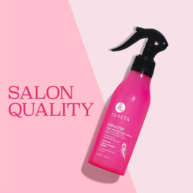 Luseta being applied to damp hair to add moisture and manageability