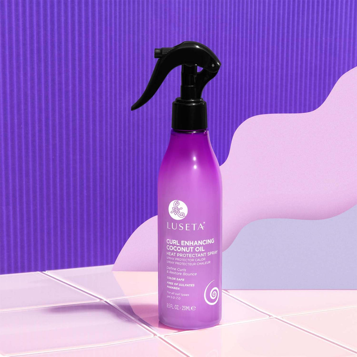 Luseta product label close-up highlighting usage instructions and benefits