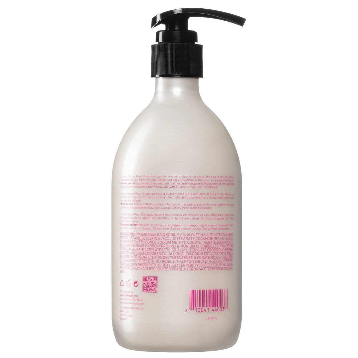LUSETA bottle on bathroom shelf styled for travel convenience and routine