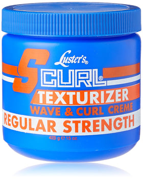 Luster S Curl front packaging showing product label and benefits