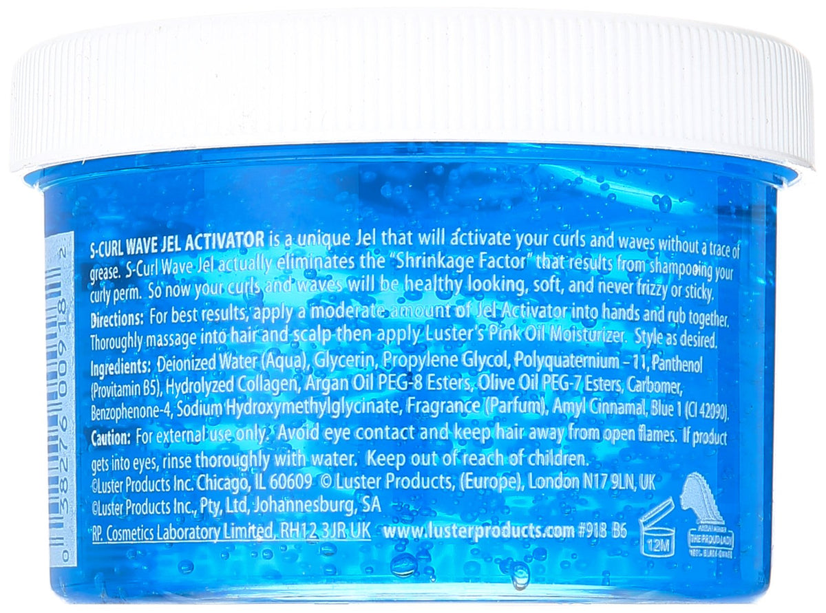 Luster's gel texture close-up illustrating smooth consistency and easy application