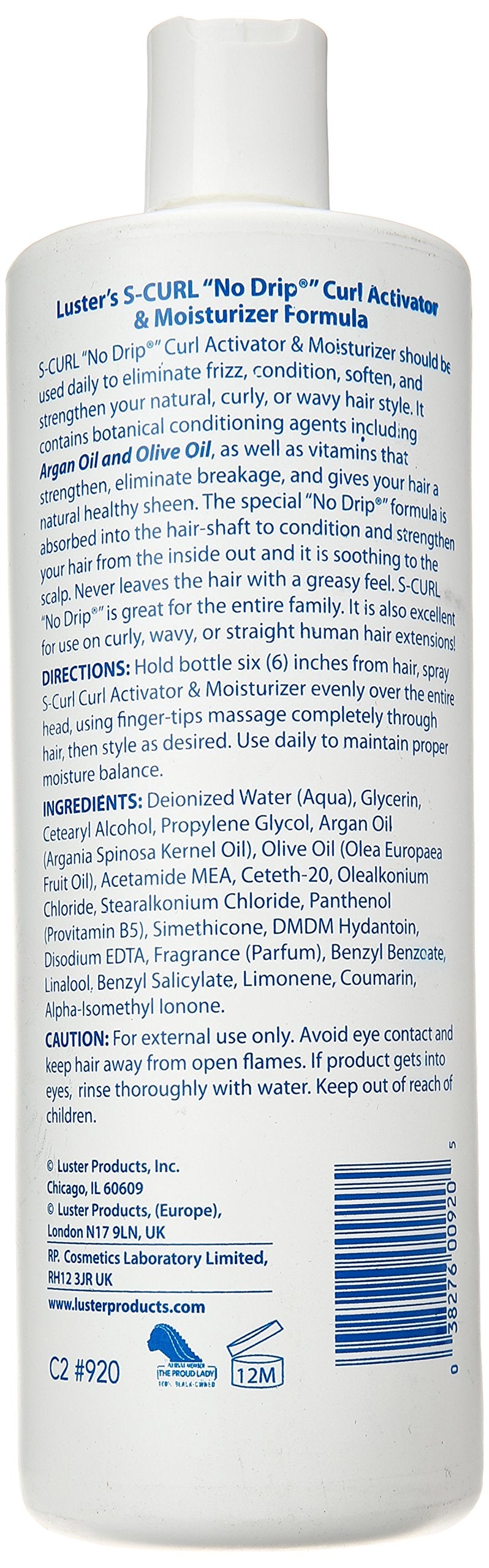 Luster's Scurl cream in hand demonstrating smooth texture and easy application