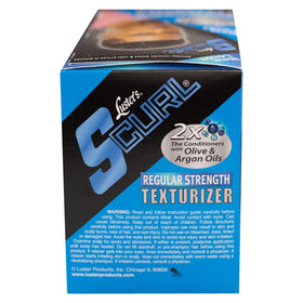 Applying Luster's S-Curl to hands illustrating easy home use and controlled application