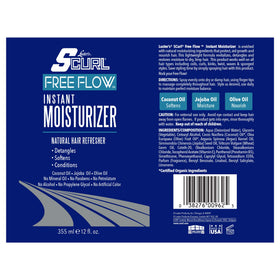 Luster's SCurl applied while detangling hair demonstrating reduced breakage