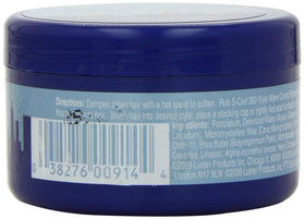 Hand applying Luster's pomade to hair for even distribution and improved wave control
