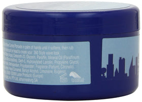 Close-up of Luster's jar label and ingredients for clear product details and trust